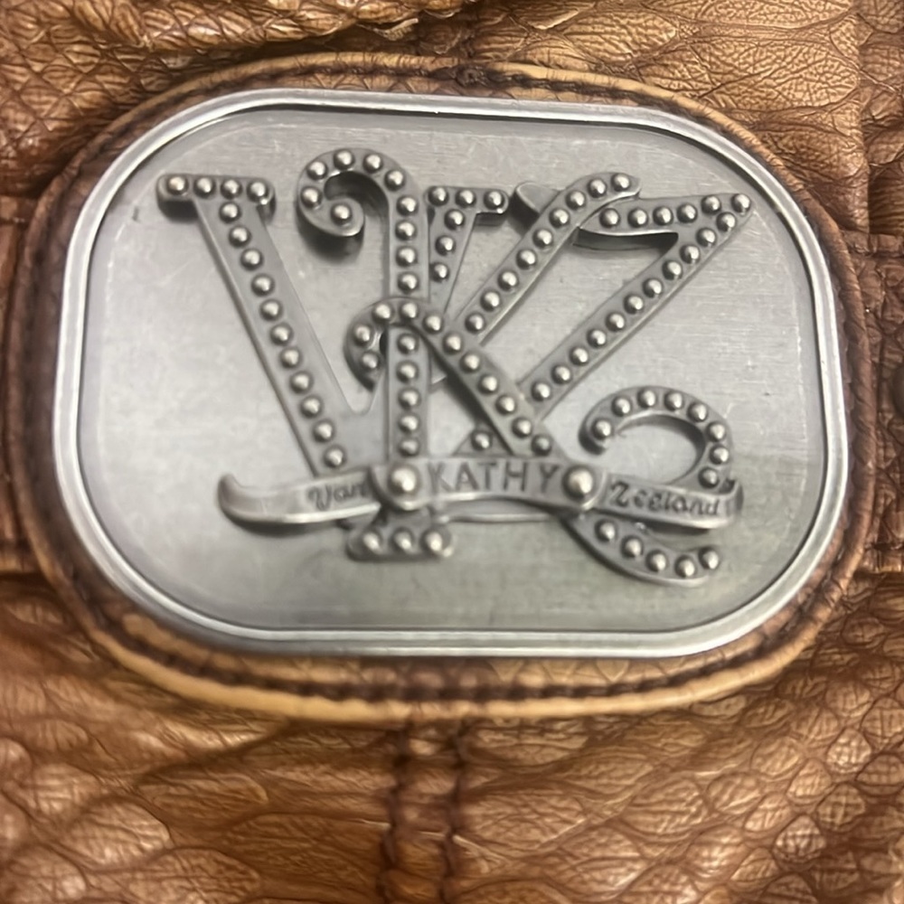 Kathy Van Zeeland Vintage Hobo Leather Bag - Picture 3 of 8